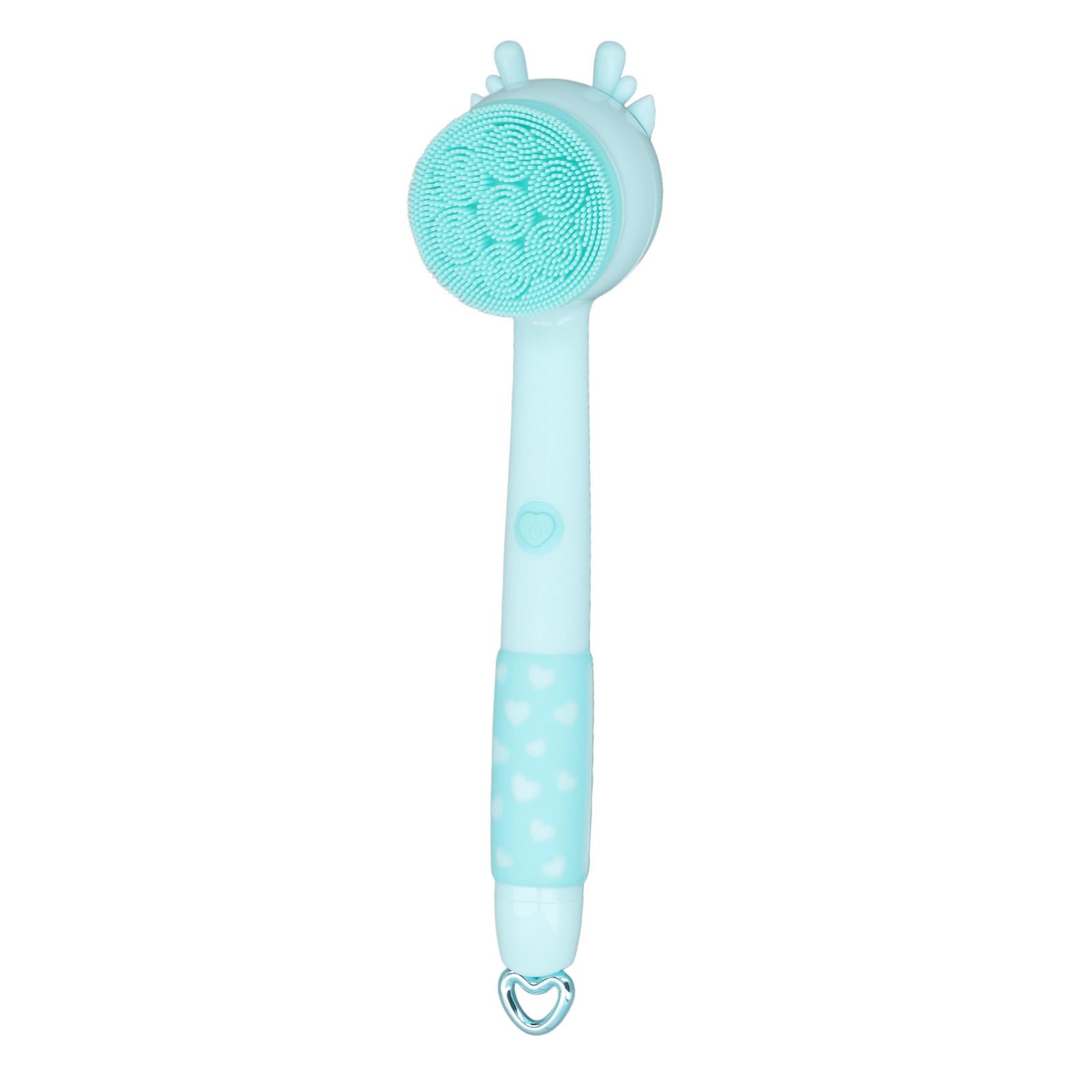 Children Electric Bath Brush Electric Body Brush Automatic Water Resistant Shower Scrubber with   Handle for Home