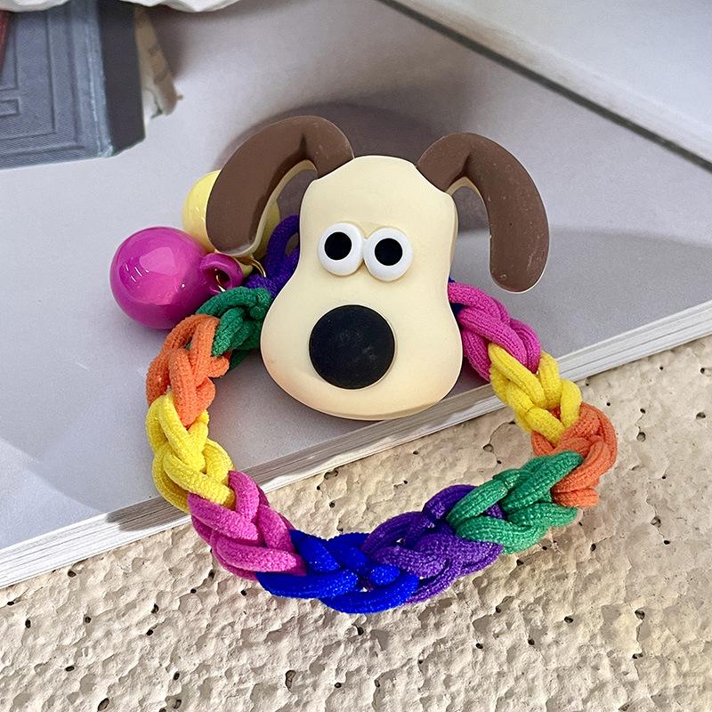 

Резинки для волос с мультяшной собакой и дофамином: Прочные, высокоэластичные резинки ярких цветов, дизайн с щенками