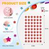 1620Pcs Holographic Star Stickers 6 Colors 1.5Cm Kids Reward Stickers For Classroom Behavior Chart Teacher Supplies