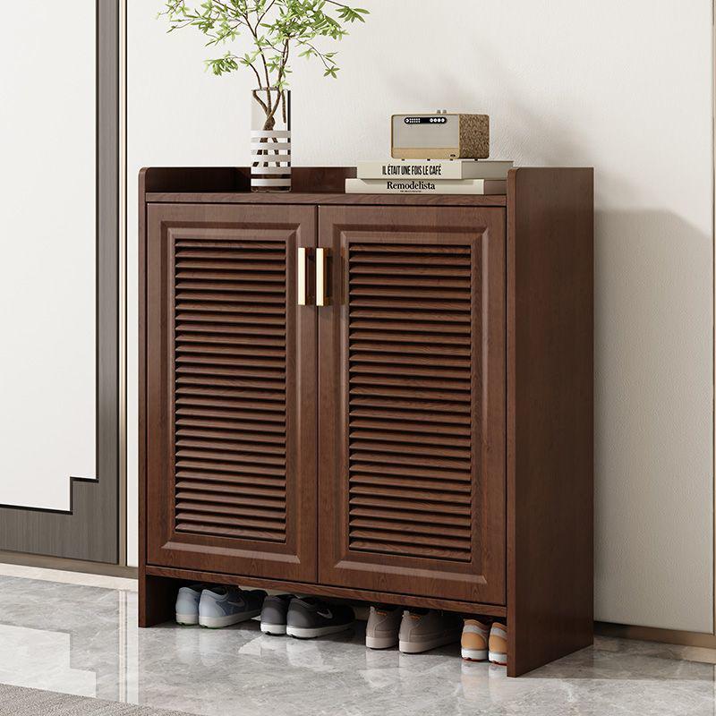All-Aluminum Alloy Indoor Shoe Cabinet - Mildew-Resistant, Waterproof, Sunscreen Storage Solution.