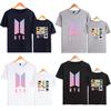 Bts Graphic Printed Modal Tee Oversized Streetwear Shirt For Kpop Fans Summer Casual
