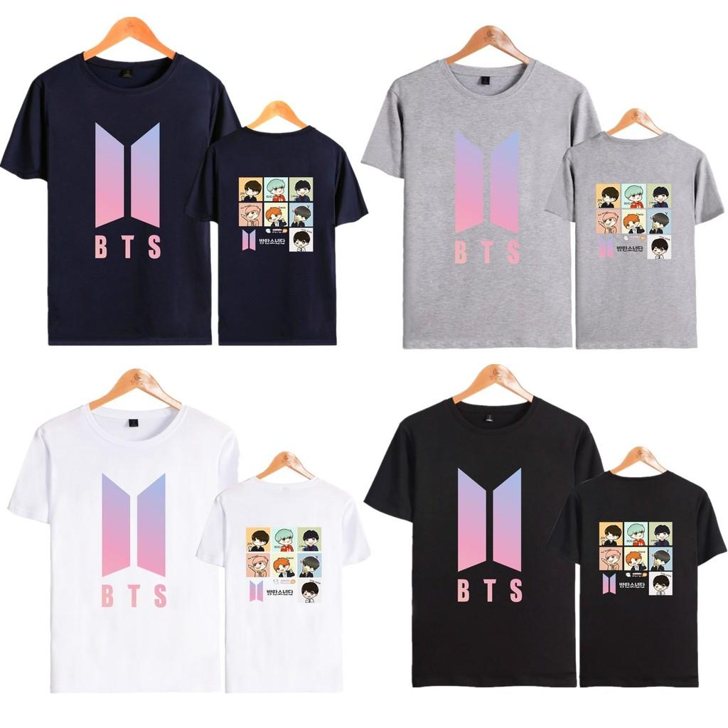 Bts Graphic Printed Modal Tee Oversized Streetwear Shirt For Kpop Fans Summer Casual