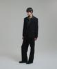 NONBLANK Wool Flannel Loose Fit Jacket_Black