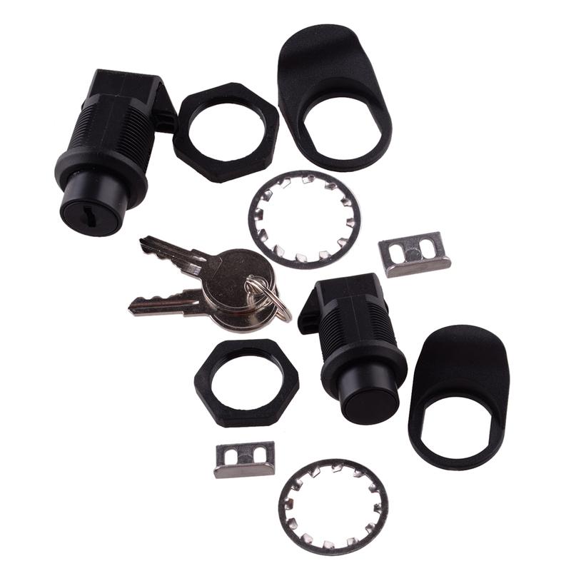 

93-304 93-303 Marine Push Button Latch Lock & Non-Locking Fit For 1 Inch Mounting Hole Boat RV Door Glove Box