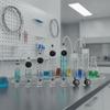 Acrylic Variable Area Flowmeter Float Indicator Gas Rotameter  Oxygen Flow Monitoring