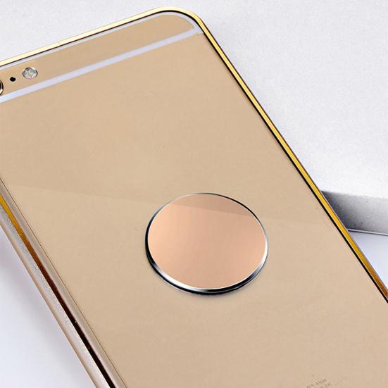 4 Piezas de Placas Metálicas Redondas Adhesivas de Repuesto para Soporte Magnético de Teléfono Móvil