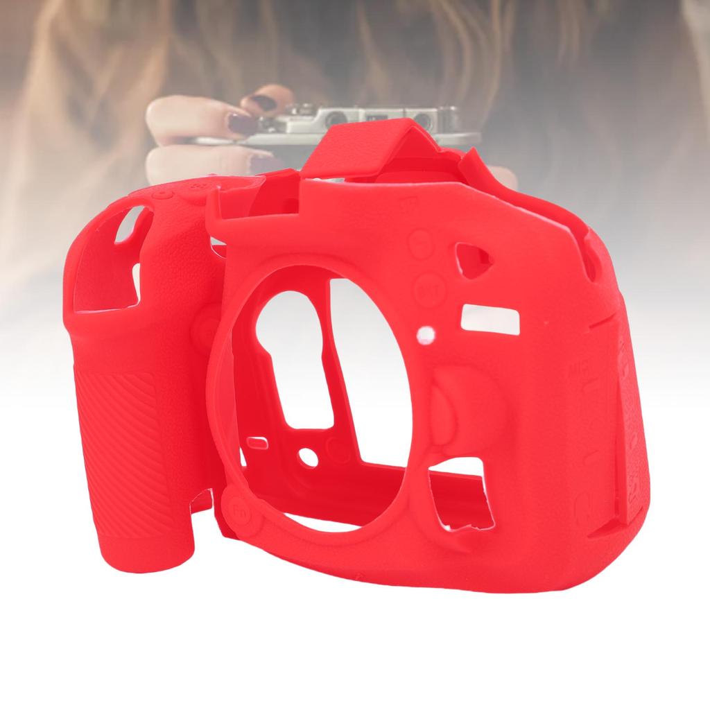 Custodia protettiva in silicone per fotocamera Adatta per D7200 Antiscivolo Testurizzata Morbida Copertura protettiva in silicone per fotocamera