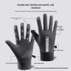 Winter Windproof Velvet Touchscreen Gloves for Electric Bike Cycling - Unisex