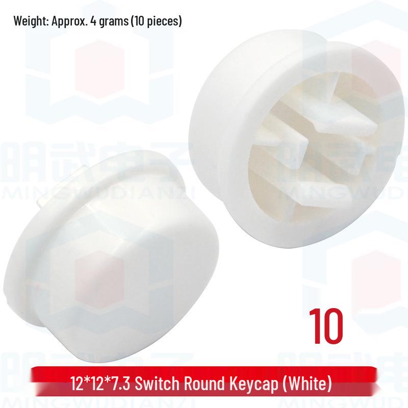Mingwu Electronics Colorful Round Keycap Switch Caps - B3F Plastic Accessories