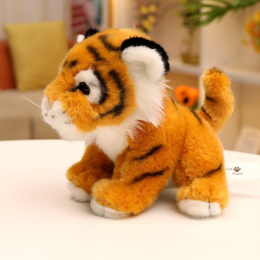 Collection Tiger Stuffed Doll Fluffy Forest Tiger Pillow Dolls  Kids Birthday Christmas
