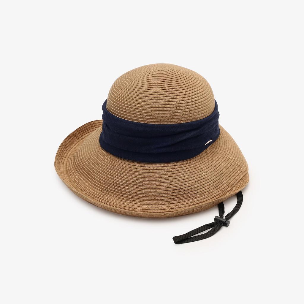 Tea AfternoonTea LIVING Hat JK28 Washable Breton UV Hat Light Brown [Afternoon Living]