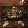 Raccoon Magic Mouse Pad The Magic Gathering Playmat 24"X14" MTG TCG Office Desk Mat for Work Game PC Laptop Rug Carpet MousePad