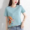 Women's top short sleeved T-shirt women's summer new white T-shirt women's