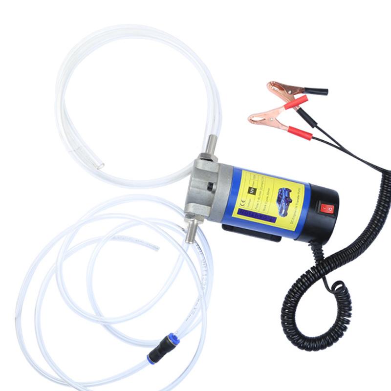 Přenosná 12V/24V pumpa na transfer oleje 1-4 l/min Extractor Sání tekutin Elektrické čerpadlo na výměnu paliva Sifonové nářadí pro auto Motorové čluny
