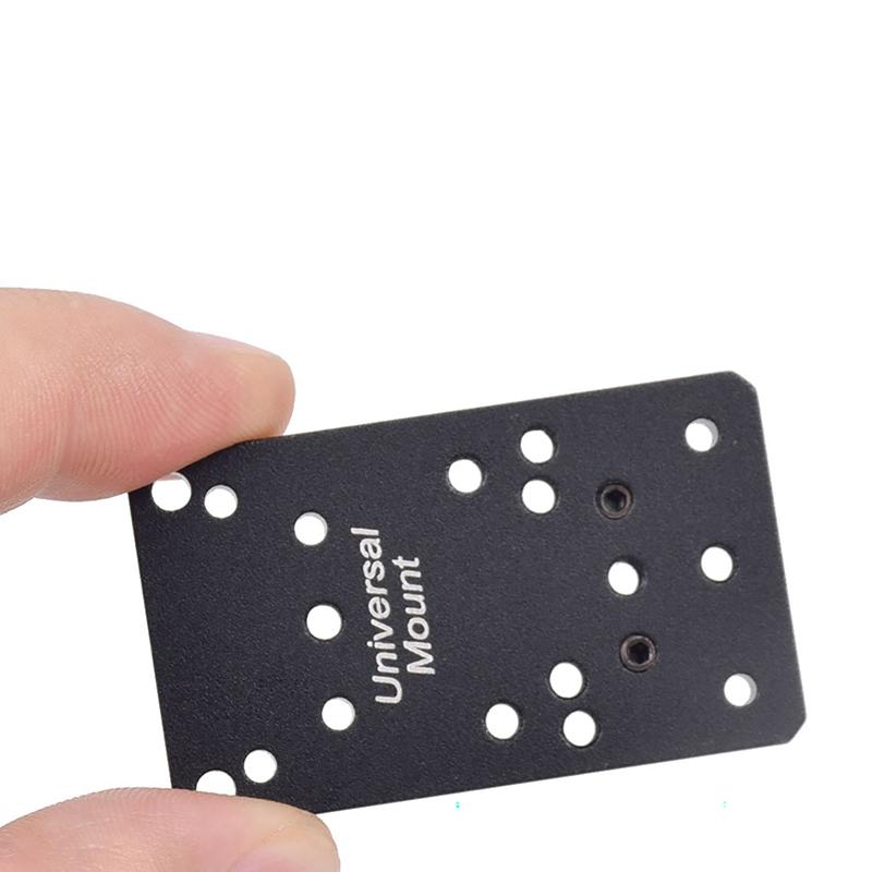 Universal Glock Scope Mount Plate Hunting Pistol Red Dot Scope Optics Base For Rmr Multi-Model Adapter Multi-Hole Base Bracket