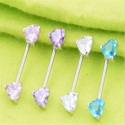 1Pc Sexy 14G Fantasy Natural Opal Nipple Piercing Barbell Piercing Mamilo Body Piercing Nipple Ring