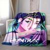 1Pc Booey Life Huntrax Flannel Blanket, Soft And Comfortable, Casual Warm, Camping Travel, Christmas, Halloween Xmas Gift N110