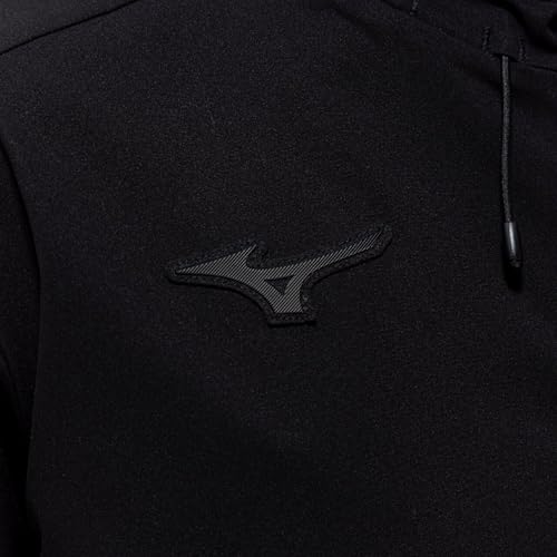 Training Wear Proof Stretch Jacket, Water-Repellent, 32MCC570, Men's, Black, Size M
