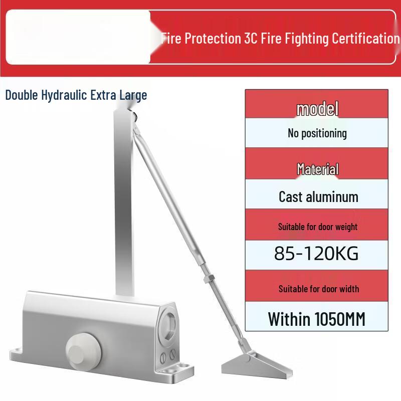 

Heavy-Duty Automatic Double Hydraulic Fire Door Closer