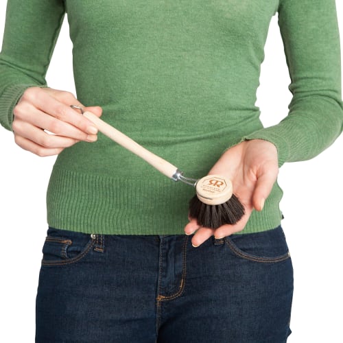Redecker Small Handle Kitchen Brush (Soft Horsehair)