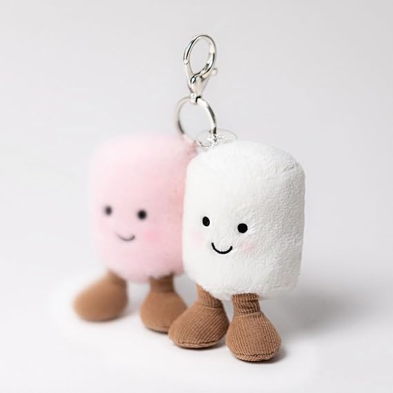 Marshmallow Stuffed Animal Plush Toy, 95% Polyester 5% Elastane, Suitable from Birth, Soft and Cuddly
