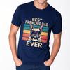 Breathable Tee Solid Color Teenagers O Neck Tshirt Black Best Frenchie Dad Ever Vintage Dog Design Fashionable Men Top Tees