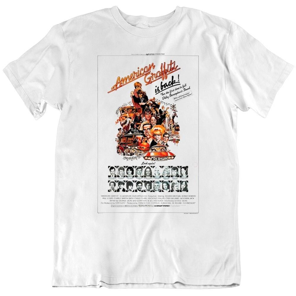 

American Graffiti 1973 Movie Poster Fan T Shirt S