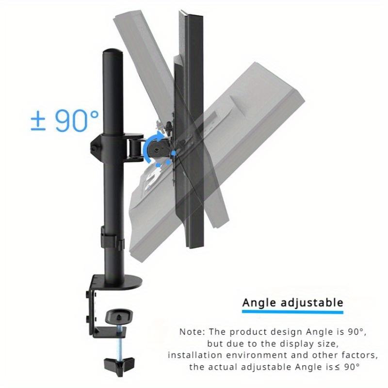 BEISHI Single LED LCD Monitor Arm Desk Mount Stand Heavy Duty Fully Adjustable Computer Mount for Screen Up To 27 Inch