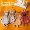 Creative Cartoon Animal Hanging Hand Towels Coral Fleece Fine Quality Kitchen Towel Comfortable Soft Touch Bathroom Towel Home