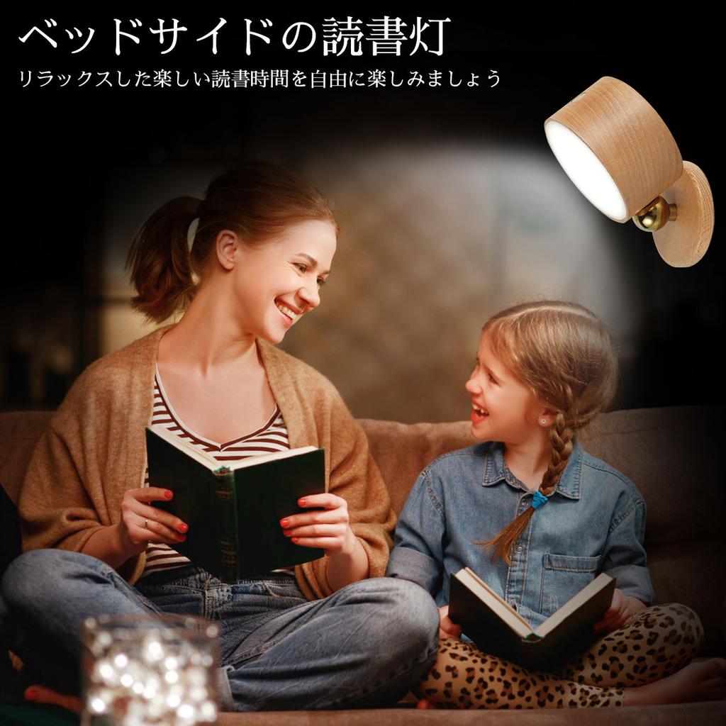 Modern Wall Sconces LED Wall Lamp with 3 Brightness Levels Dimmable Touch Control 1500mAh USB Rechargeable Battery 360°Rotate