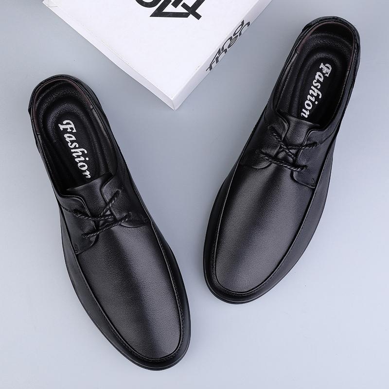 Fashion High Quality Men's Business Formal Shoe Genuine Leather Oxford Shoes Luxury Brand Men Formal Dress Footwear Classic Brogue Shoes