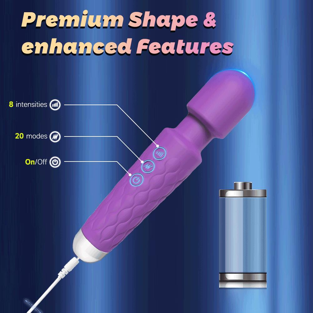 AV Dildo Vibrator Sex Toys for Woman Powerful Magic Wand Clit Stimulator Vagina G-spot Massager Couples Goods For Adults