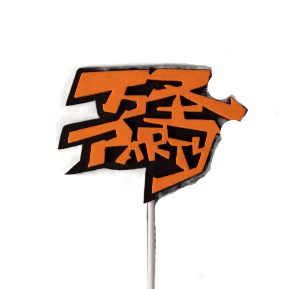 Funny Festival Plugin Pumpkin Ghost Bat Cake Insert Party Supplies Cake Topper  Baking Cake Dessert