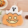 Ultra Absorbent Pumpkin Hand Towels Coral Fleece Ghost Pirate Towel  Bathroom Decor