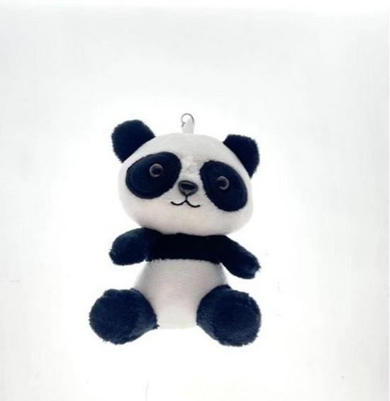 Panda Plush Keychain: Cute Mini Pendant Toy for Backpacks