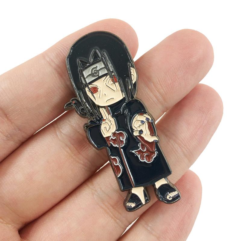 Anime Brosche Naruta Akatsuki Deidara Uchiha Itachi Brosche Cartoon Metall Abzeichen Tasche Dekoration