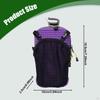 Crossbody Bag Accessory Pouch Organizer Storage Belt Nylon Zipper Hanging Suitable for Hiking