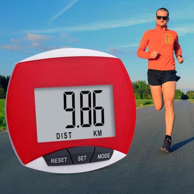 Walking Step Counter Built-in Clip Walking Distance Step Pedometer LCD Display Multi-Function for Men Women Kids Adults Seniors