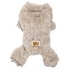 Winter Dog Hiking Jacket Fleece Dog Bodysuit Fashion Plush Dogs Coat  Puppy