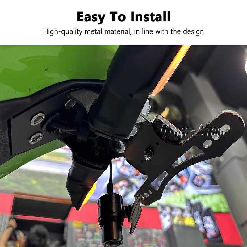 For KAWASAKI ZX4R ZX4RR ZX-4R ZX-4RR ZX 4R 4RR 2023 2024 Motorcycle Accessories License Plate Holder Tail Tidy Fender Eliminator