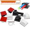 R-Type Self-Adhesive Cable Clip for Secure Wire & Network Cable Management