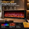 XR0596 European Style LED Electric Fireplace Insert with Realistic Flame Effect