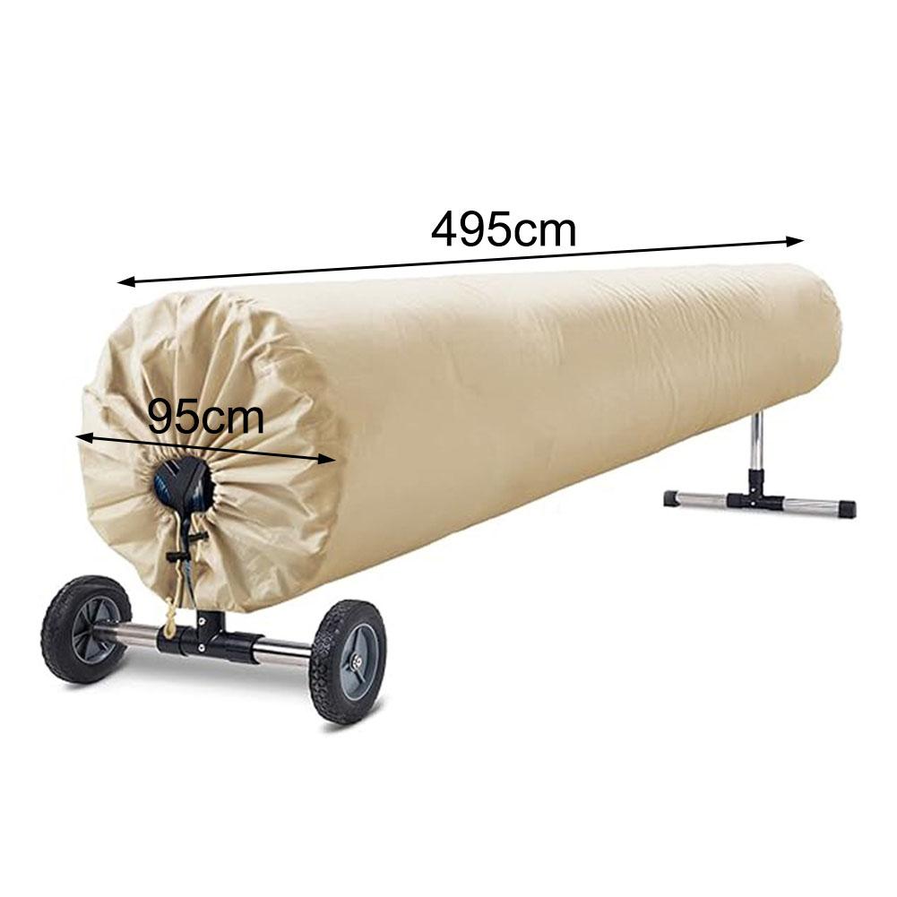 18ft Solar Blanket Cover Waterproof Pool Cover For Winter Swimming Pool Cover 420D Waterproof Oxford Cloth For Solar Blanket