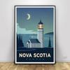 VINTAGE NOVA SCOTIA Kanada Leinwand Malerei Kunstdruck Poster Bild Wand moderne minimalistische Schlafzimmer Wohnzimmer Dekoration