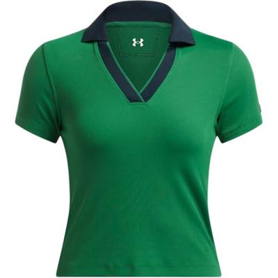 FW24 Premier Series Color Block Soft Comfortable Quick Dry Breathable Short Sleeve Polo Shirt Women Tops Forest-Green 1388706-300