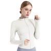 Yodilala Long Sleeve Running Slim with Thumb for and Perfect for and Size M Women's Full-Zip Jacket, Lightweight, Fit, Holes, Sports, Yoga, Workouts,