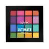 NYX Ultimate Brights Palette Colori Ombretto, 1 pz, Bright USP04