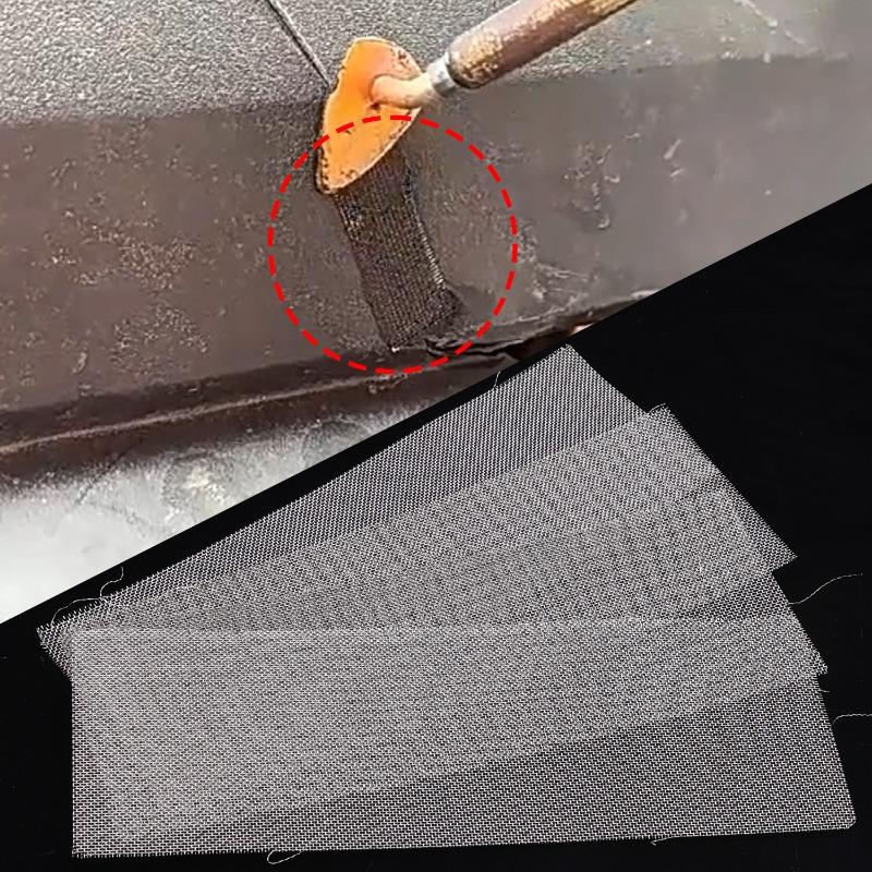 30-5PCS Stainless Steel Welded Wire Repair Mesh Trimmable Welding Wire for Hood Vent Accessories Car Sheet Metal Repair Tools
