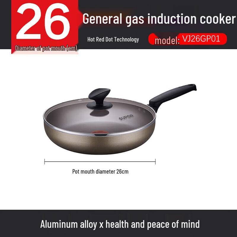SUPOR Non-Stick Frying Pan with Lid