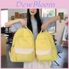 Minimalist Nylon School Backpack For Girls With Cushion Straps For College And Travel Use